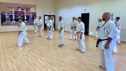Sensei Kun Attila tréning a Seishin Dójóban