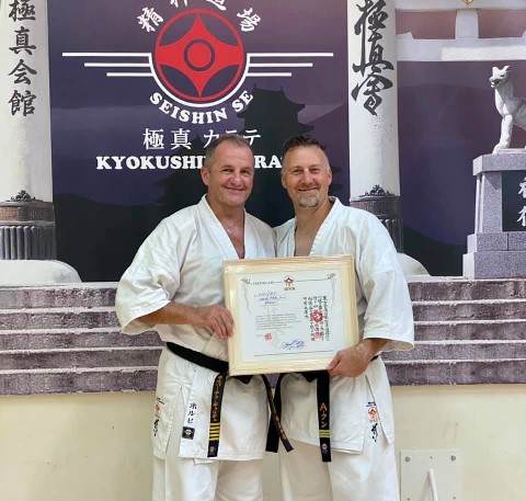 Sensei Kun Attila tréning a Seishin Dójóban