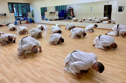 Sensei Kun Attila tréning a Seishin Dójóban