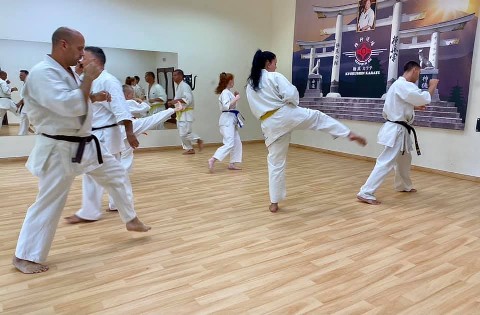 Sensei Kun Attila tréning a Seishin Dójóban