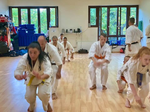 Sensei Kun Attila tréning a Seishin Dójóban