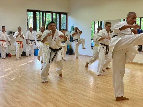 Sensei Kun Attila tréning a Seishin Dójóban