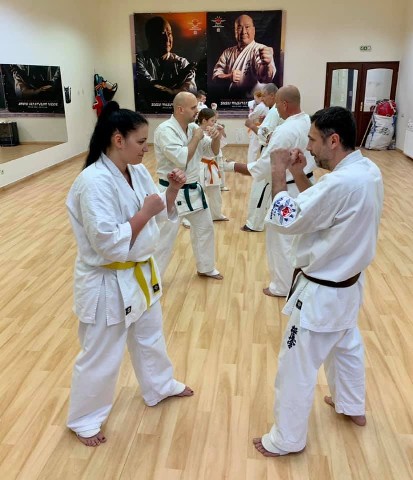 In memory of Sosai Oyama - V. Kumite training