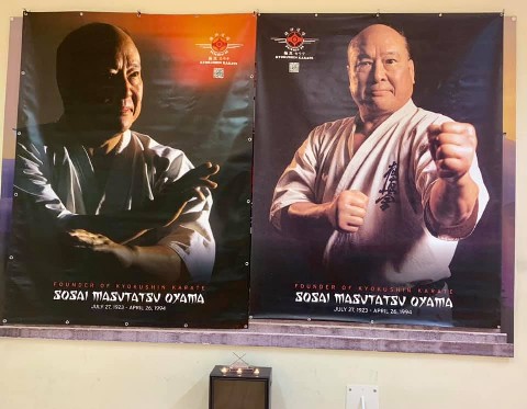 In memory of Sosai Oyama - V. Kumite training