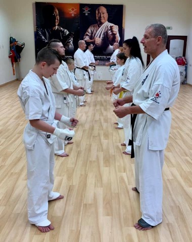 In memory of Sosai Oyama - V. Kumite training