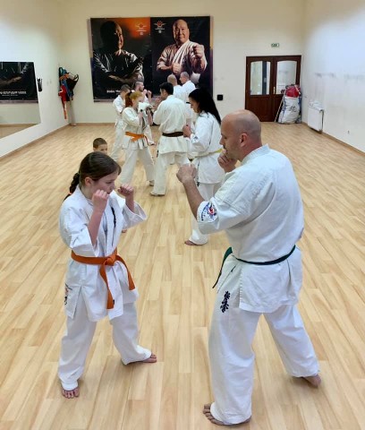 In memory of Sosai Oyama - V. Kumite training