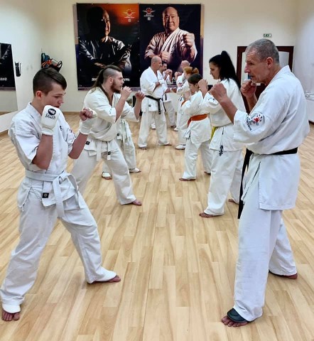 In memory of Sosai Oyama - V. Kumite training
