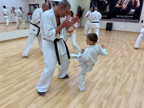 In memory of Sosai Oyama - V. Kumite training
