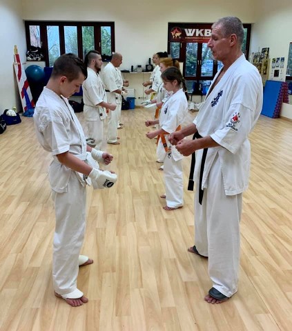In memory of Sosai Oyama - V. Kumite training