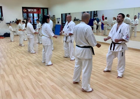 In memory of Sosai Oyama - V. Kumite training