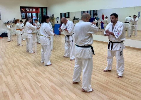 In memory of Sosai Oyama - V. Kumite training