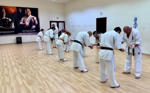 In memory of Sosai Oyama - V. Kumite training