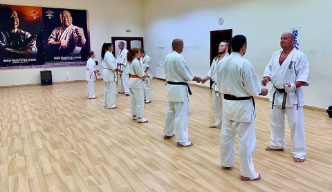 In memory of Sosai Oyama - V. Kumite training
