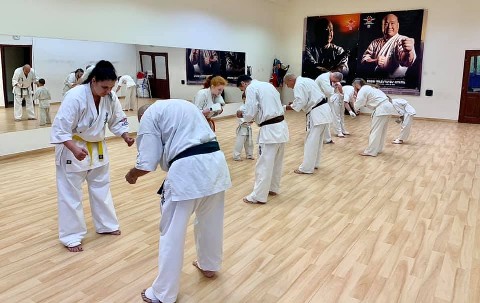 In memory of Sosai Oyama - V. Kumite training