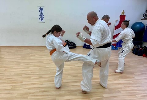 In memory of Sosai Oyama - V. Kumite training