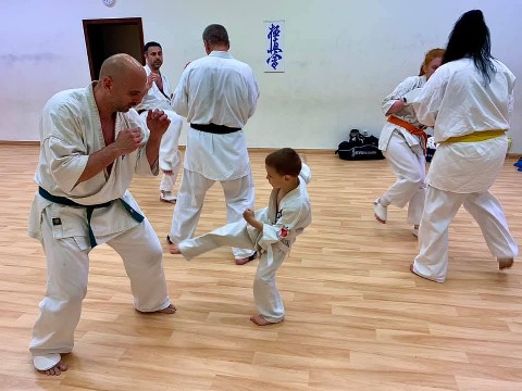 In memory of Sosai Oyama - V. Kumite training