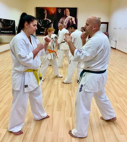 In memory of Sosai Oyama - V. Kumite training