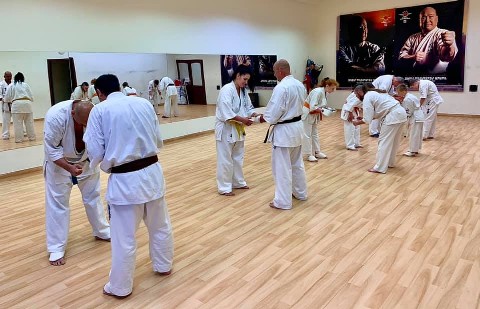 In memory of Sosai Oyama - V. Kumite training