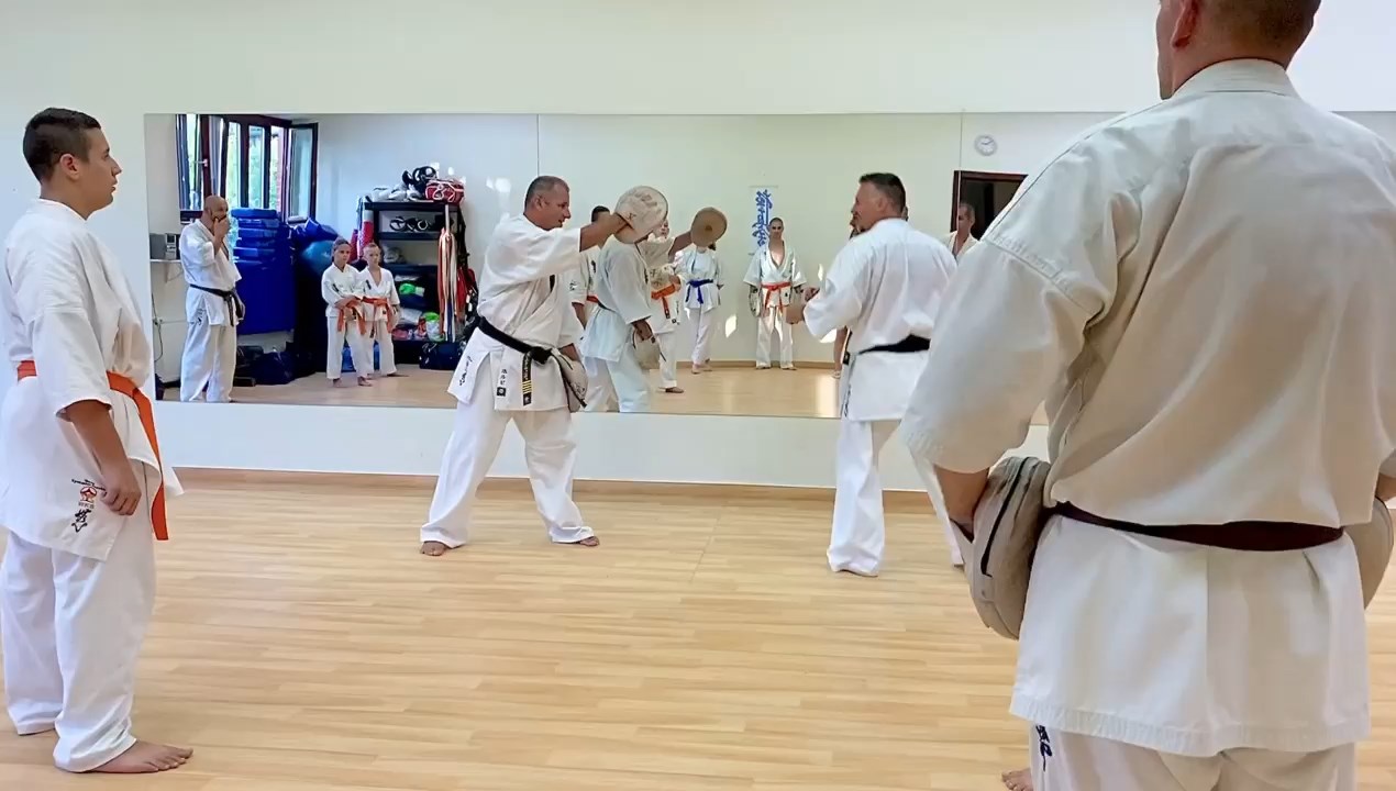 Sensei Kun Attila tréning a Seishin Dójóban