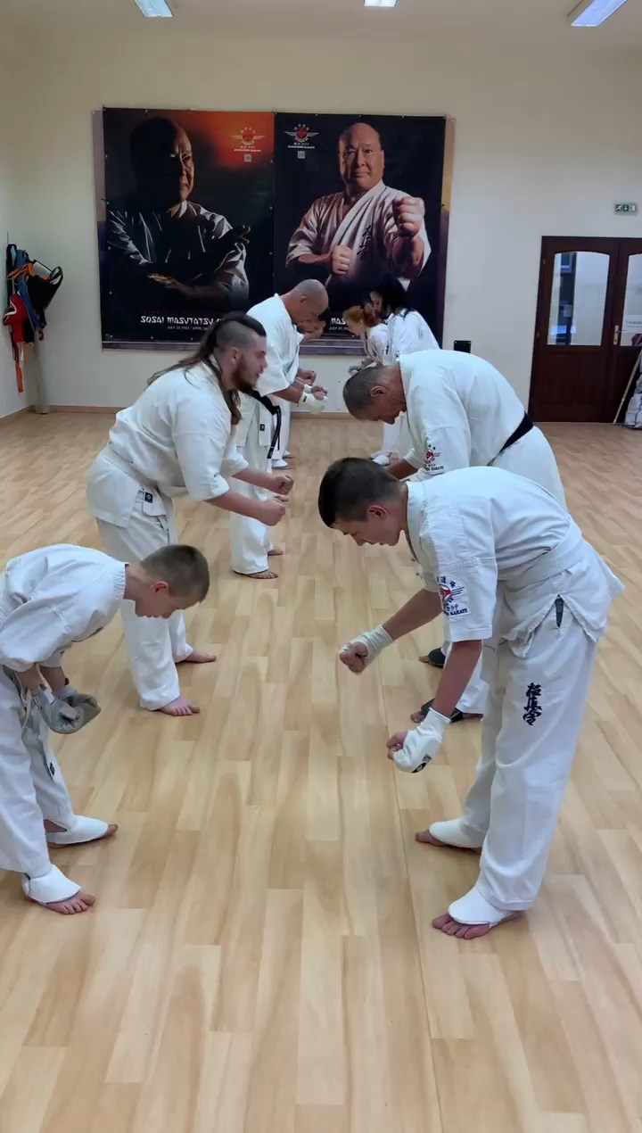 In memory of Sosai Oyama - V. Kumite training