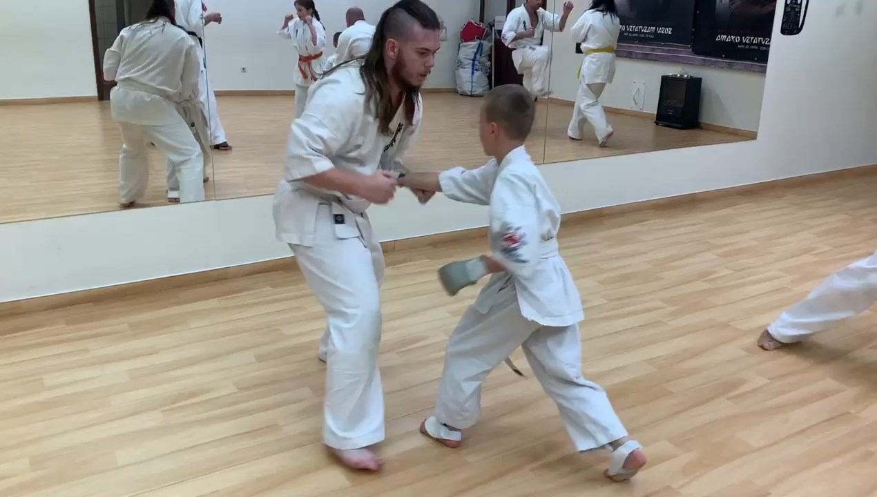 In memory of Sosai Oyama - V. Kumite training