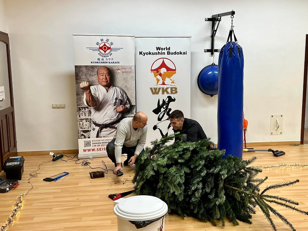Seishin karácsonyfa közös díszítése 🎄🎅🏻🥋⛩