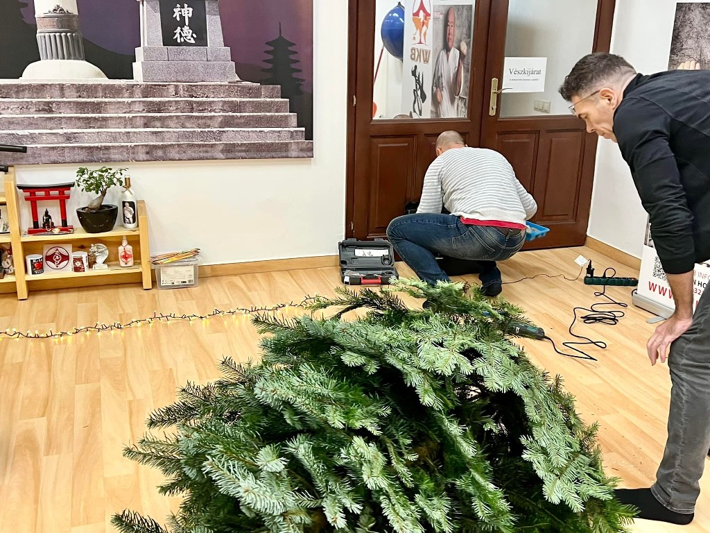 Seishin karácsonyfa közös díszítése 🎄🎅🏻🥋⛩