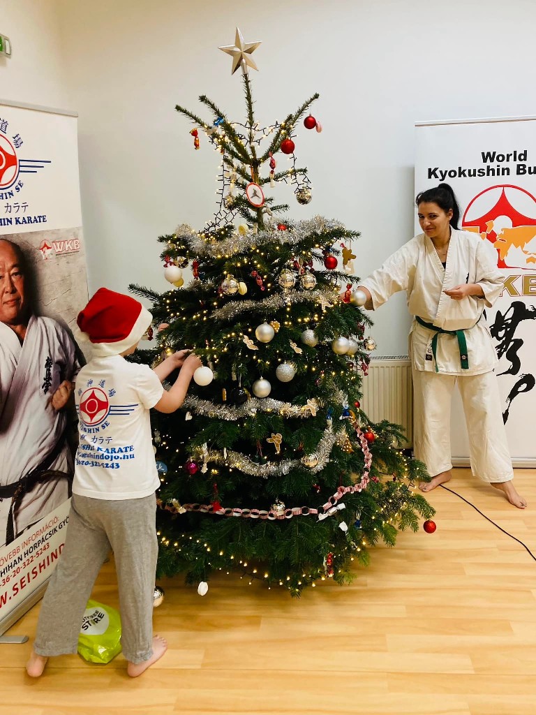Seishin karácsonyfa közös díszítése 🎄🎅🏻🥋⛩