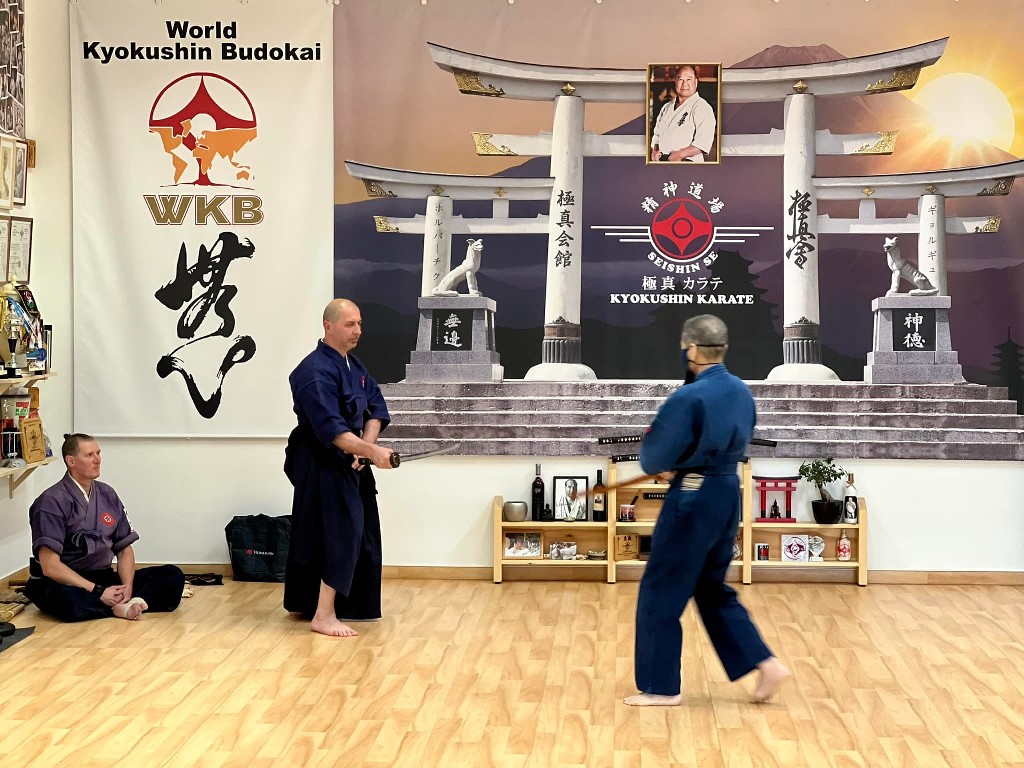 Soshi Tanaka Koshiro látogatása a Seishin Dojoban