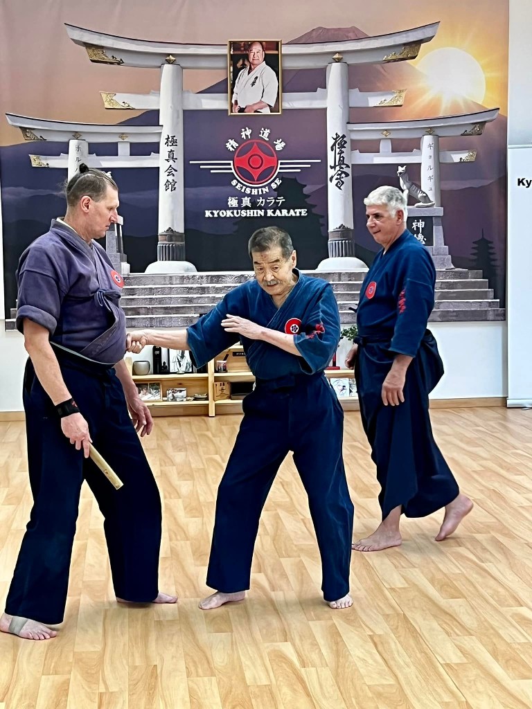 Soshi Tanaka Koshiro látogatása a Seishin Dojoban