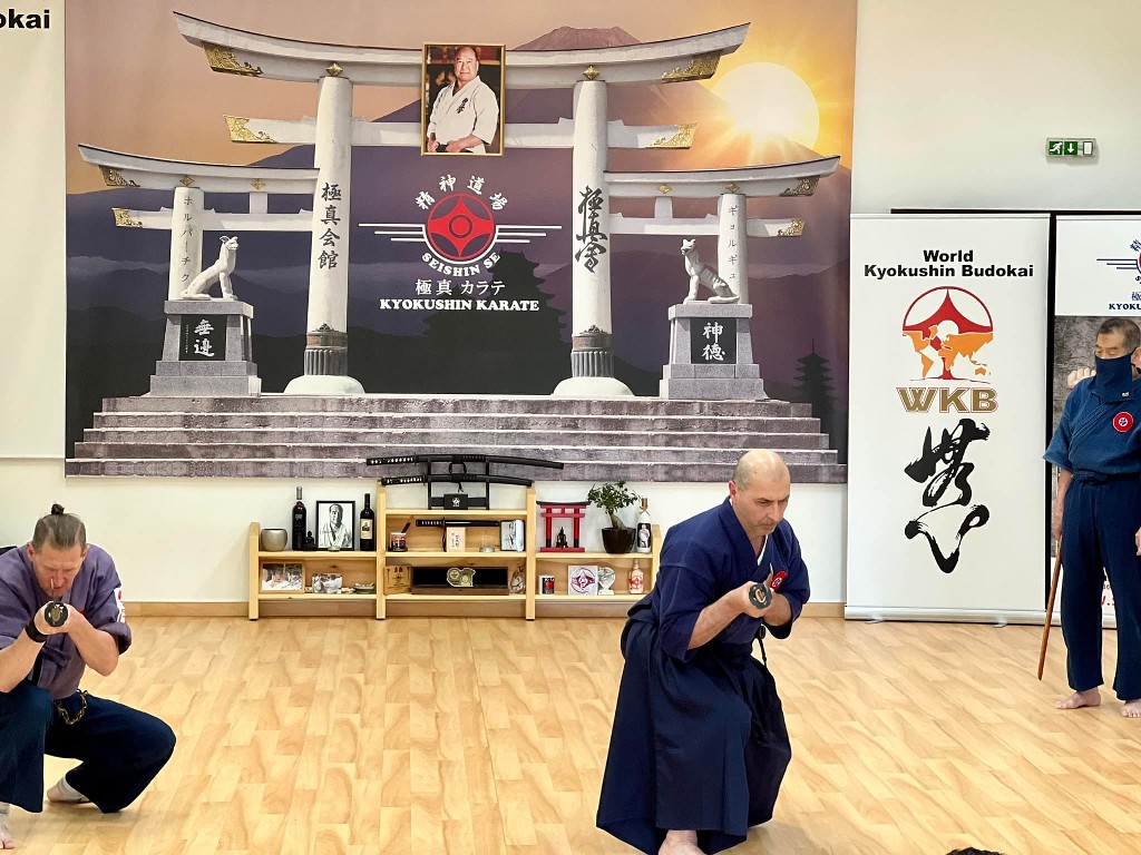 Soshi Tanaka Koshiro látogatása a Seishin Dojoban
