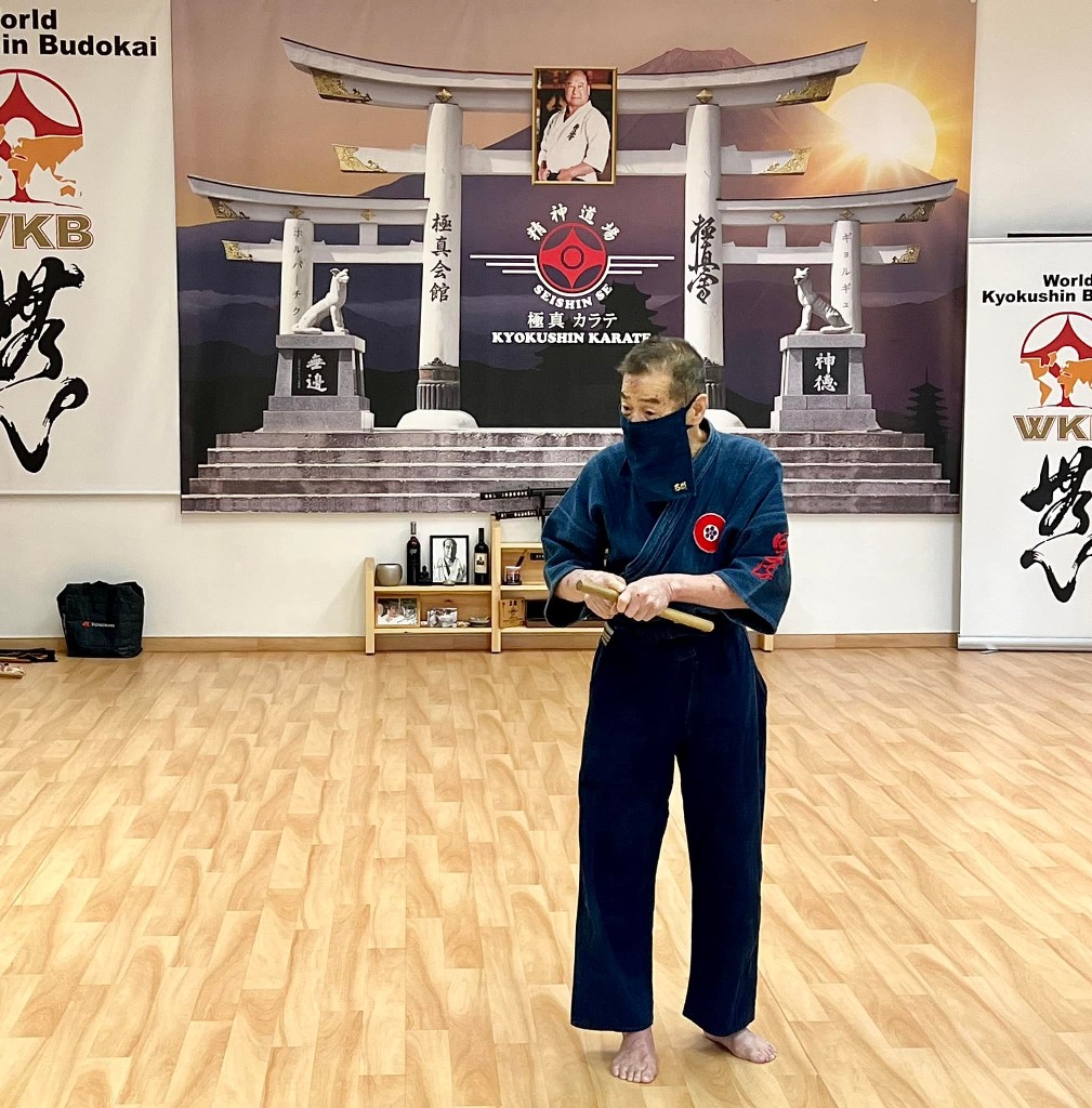 Soshi Tanaka Koshiro látogatása a Seishin Dojoban
