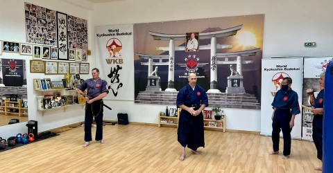 Soshi Tanaka Koshiro látogatása a Seishin Dojoban