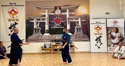 Soshi Tanaka Koshiro látogatása a Seishin Dojoban