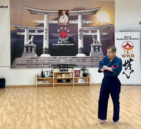 Soshi Tanaka Koshiro látogatása a Seishin Dojoban