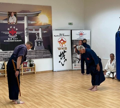 Soshi Tanaka Koshiro látogatása a Seishin Dojoban