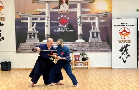 Soshi Tanaka Koshiro látogatása a Seishin Dojoban