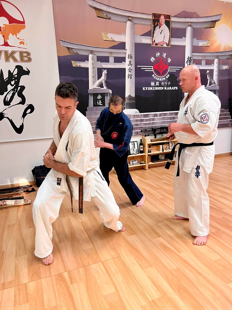 Soshi Tanaka Koshiro látogatása a Seishin Dojoban