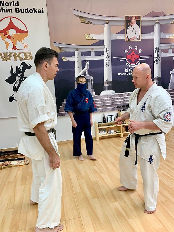 Soshi Tanaka Koshiro látogatása a Seishin Dojoban