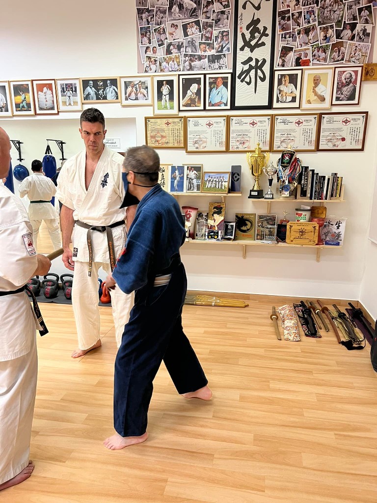 Soshi Tanaka Koshiro látogatása a Seishin Dojoban