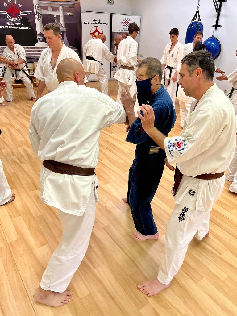 Soshi Tanaka Koshiro látogatása a Seishin Dojoban