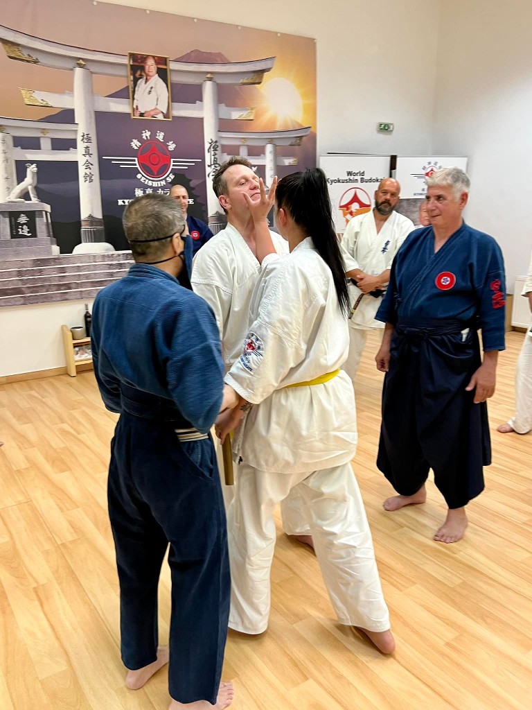 Soshi Tanaka Koshiro látogatása a Seishin Dojoban