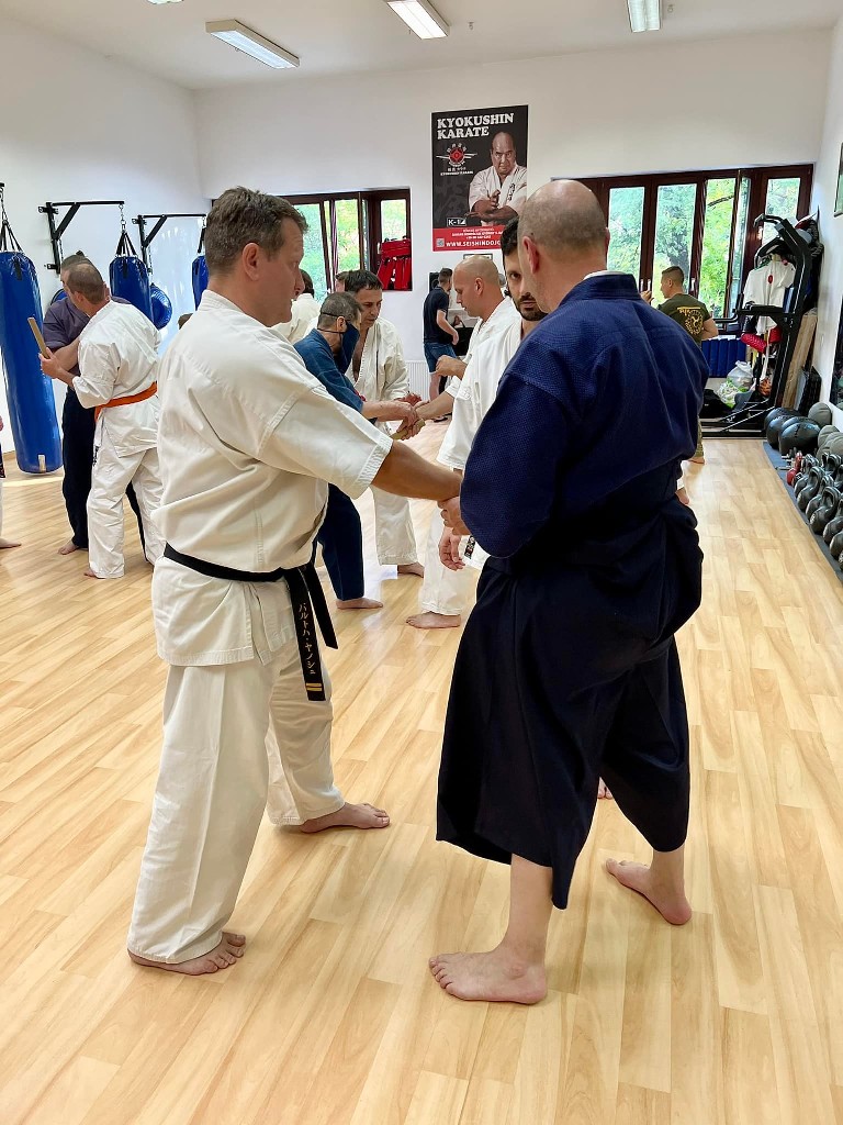 Soshi Tanaka Koshiro látogatása a Seishin Dojoban