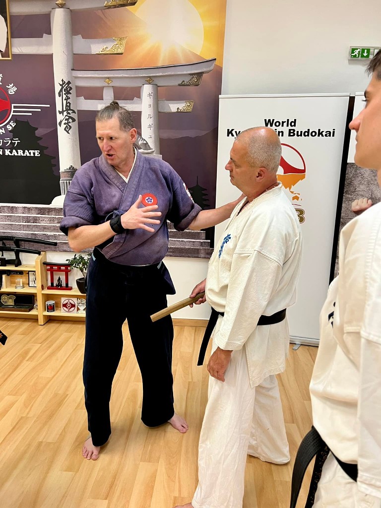 Soshi Tanaka Koshiro látogatása a Seishin Dojoban