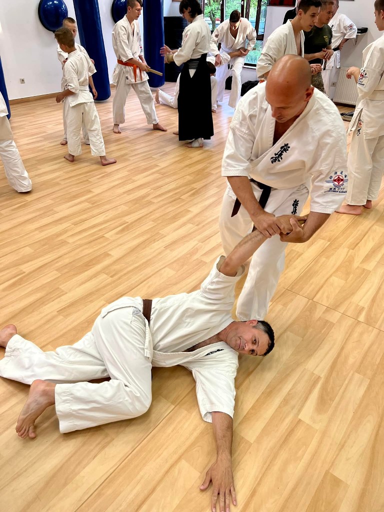 Soshi Tanaka Koshiro látogatása a Seishin Dojoban