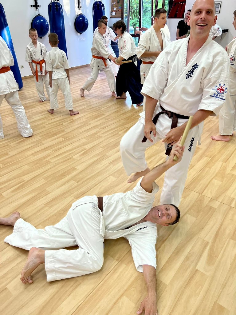 Soshi Tanaka Koshiro látogatása a Seishin Dojoban