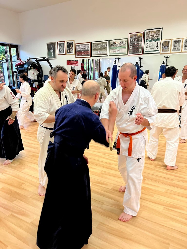 Soshi Tanaka Koshiro látogatása a Seishin Dojoban