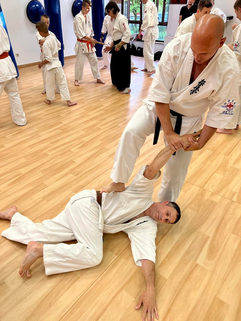 Soshi Tanaka Koshiro látogatása a Seishin Dojoban