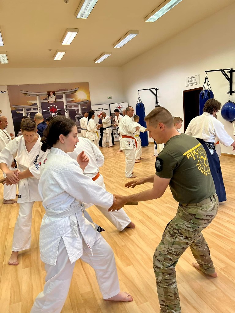 Soshi Tanaka Koshiro látogatása a Seishin Dojoban