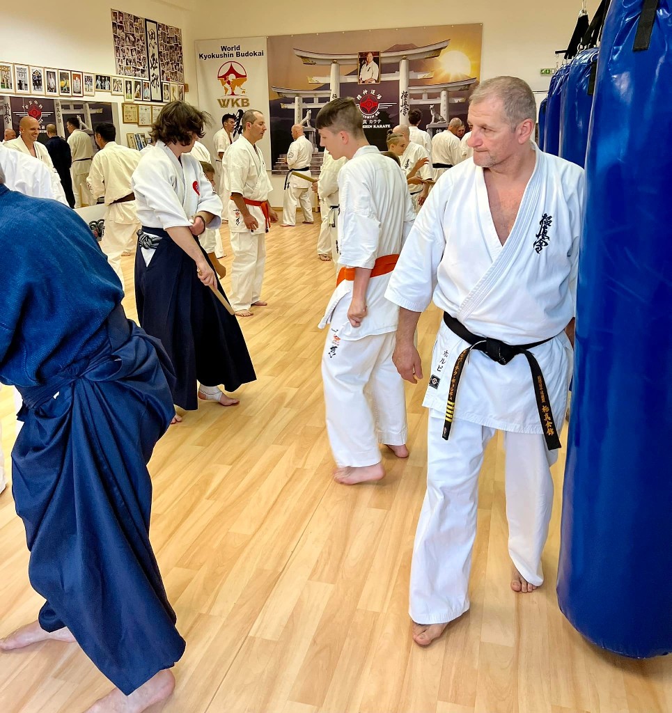 Soshi Tanaka Koshiro látogatása a Seishin Dojoban